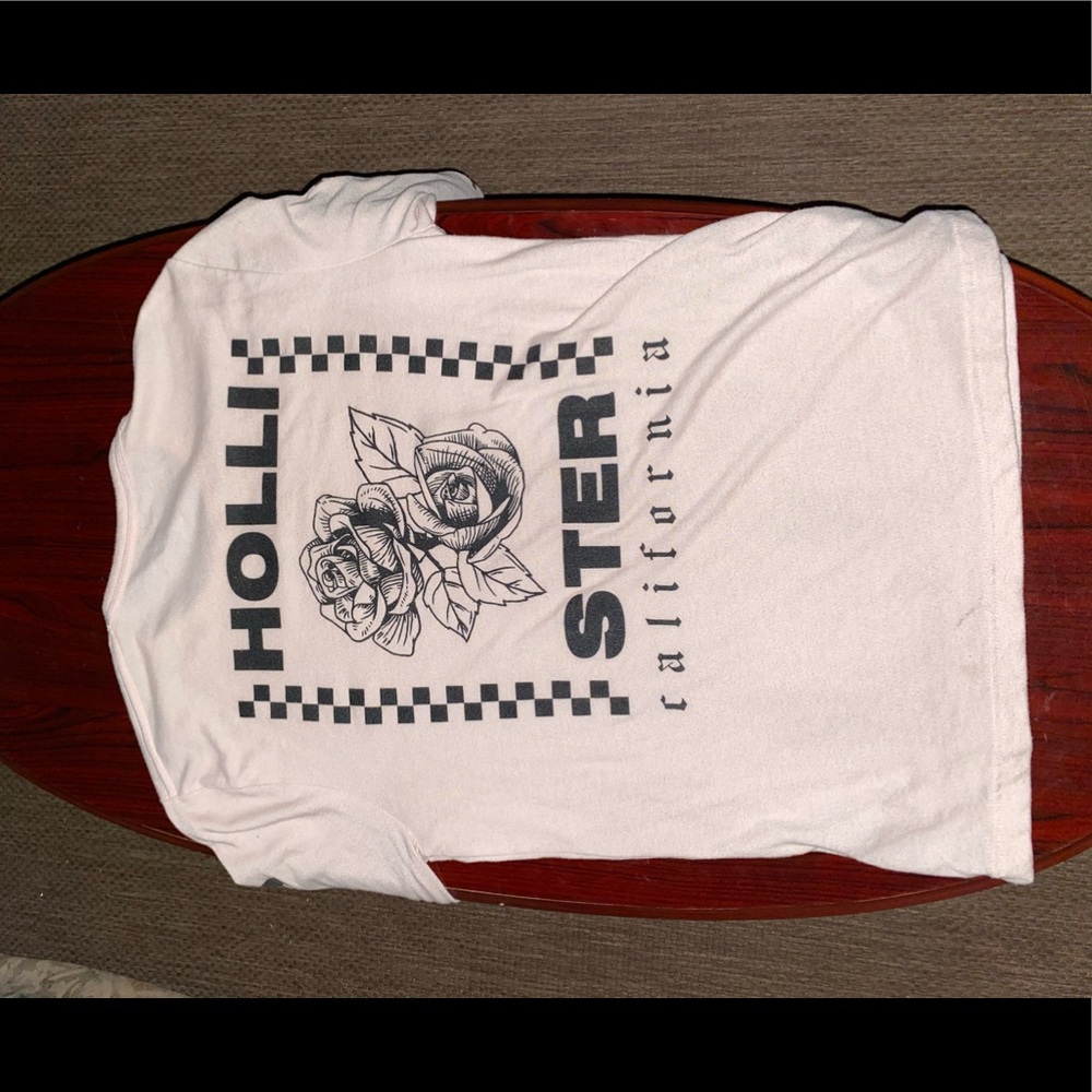 Pink Hollister Roses Long-sleeve